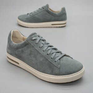 Birkenstock 41 Men's 8 (ladies 10) Gray Bend Low Suede Tennis Gym Shoes Sneakers